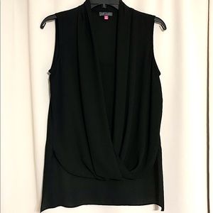 Vince Camuto - black layered top - size XS